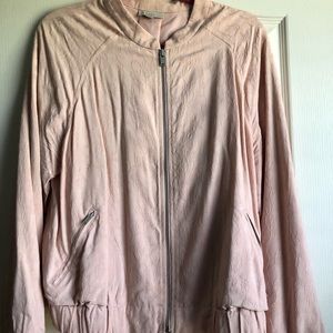 LOFT Ann Taylor Blush Bomber Jacket
